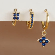 Load image into Gallery viewer, 3pcs Flower Drop Earring Set