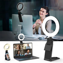 Load image into Gallery viewer, New Led Selfie Light Clip Ring Light with Phone Holder