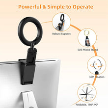 Load image into Gallery viewer, New Led Selfie Light Clip Ring Light with Phone Holder