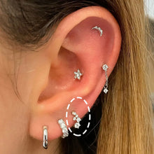 Load image into Gallery viewer, Stud Helix Tragus Lobe Hoop Earring Cartilage Ear Piercing Jewellery