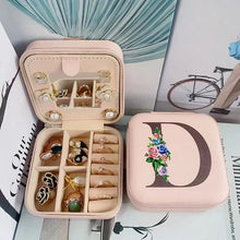 Load image into Gallery viewer, Flower Alphabet Jewellery Box