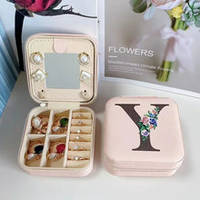 Load image into Gallery viewer, Flower Alphabet Jewellery Box