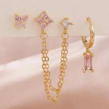 Load image into Gallery viewer, Birthstone Earrings Set 3pcs
