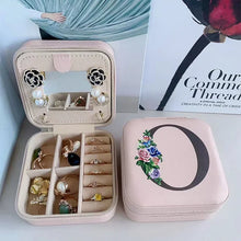 Load image into Gallery viewer, Flower Alphabet Jewellery Box