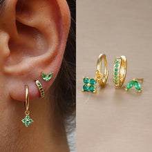 Load image into Gallery viewer, 3pcs Flower Drop Earring Set