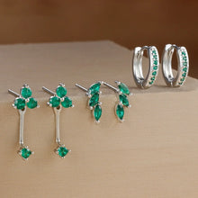 Load image into Gallery viewer, 6pcs Exquisite Zircon Little Huggies Hoop Earrings Set