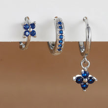 Load image into Gallery viewer, 3pcs Flower Drop Earring Set