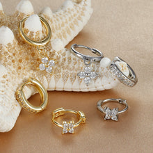 Load image into Gallery viewer, 3pcs Flower Drop Earring Set