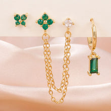 Load image into Gallery viewer, Birthstone Earrings Set 3pcs