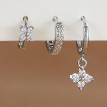 Load image into Gallery viewer, 3pcs Flower Drop Earring Set