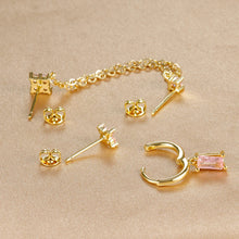 Load image into Gallery viewer, Birthstone Earrings Set 3pcs