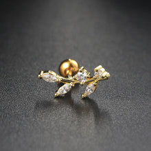 Load image into Gallery viewer, Stud Helix Tragus Lobe Hoop Earring Cartilage Ear Piercing Jewellery