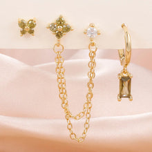 Load image into Gallery viewer, Birthstone Earrings Set 3pcs