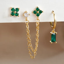 Load image into Gallery viewer, Birthstone Earrings Set 3pcs