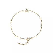 Load image into Gallery viewer, INITIAL LUXE DIAMANTÉ BRACELET