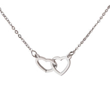 Load image into Gallery viewer, Double Heart Name Necklace
