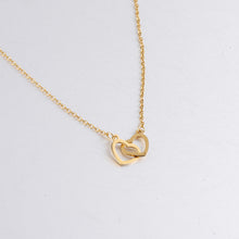 Load image into Gallery viewer, Double Heart Name Necklace
