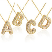 Load image into Gallery viewer, Bubble Initial Pendant Chunky
