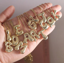 Load image into Gallery viewer, GRAFFETI BUBBLE LETTERS LUXE NECKLACE
