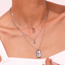 Load image into Gallery viewer, BABY BUBBLE PLAIN LETTER LUXE NECKLACE
