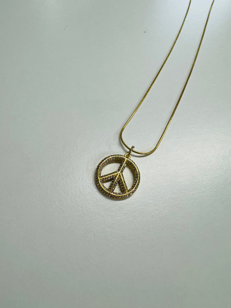 Small Peace Luxe Necklace