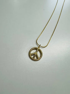 Small Peace Luxe Necklace