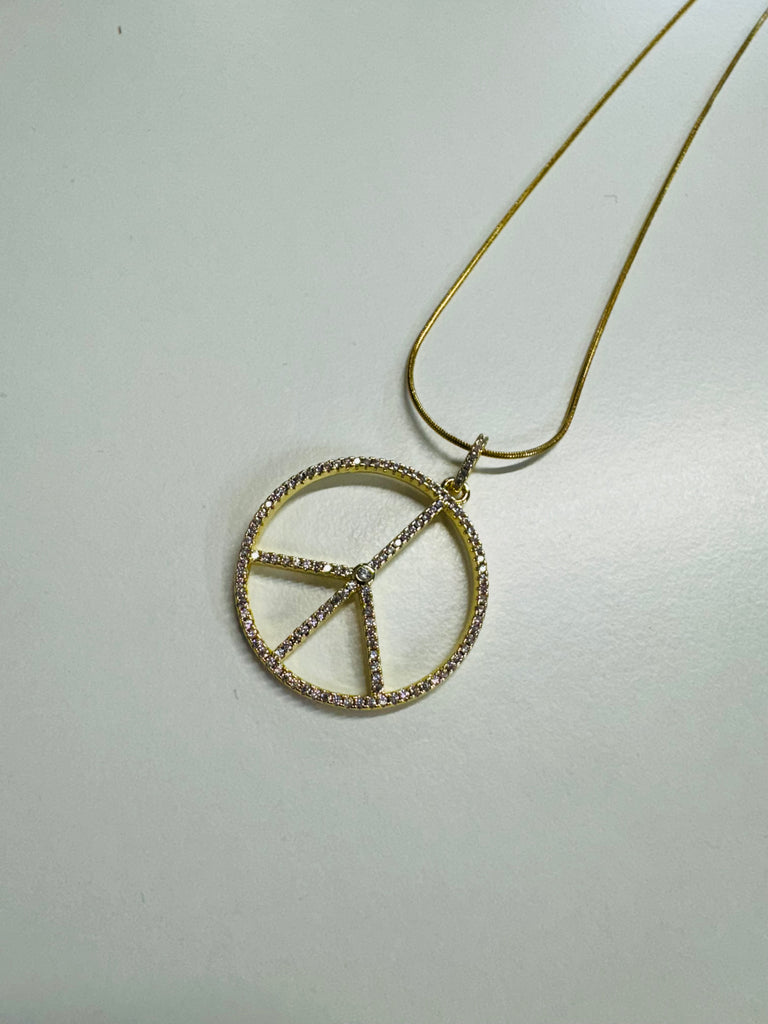 Diamanté Peace Luxe Necklace