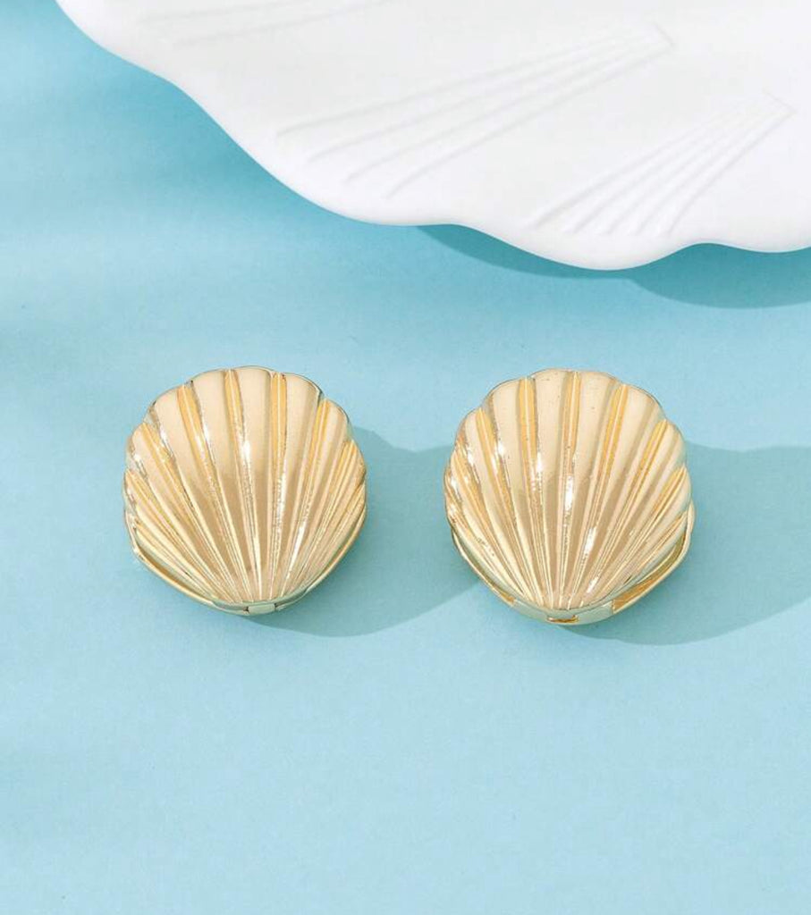 Shell Clip Earrings