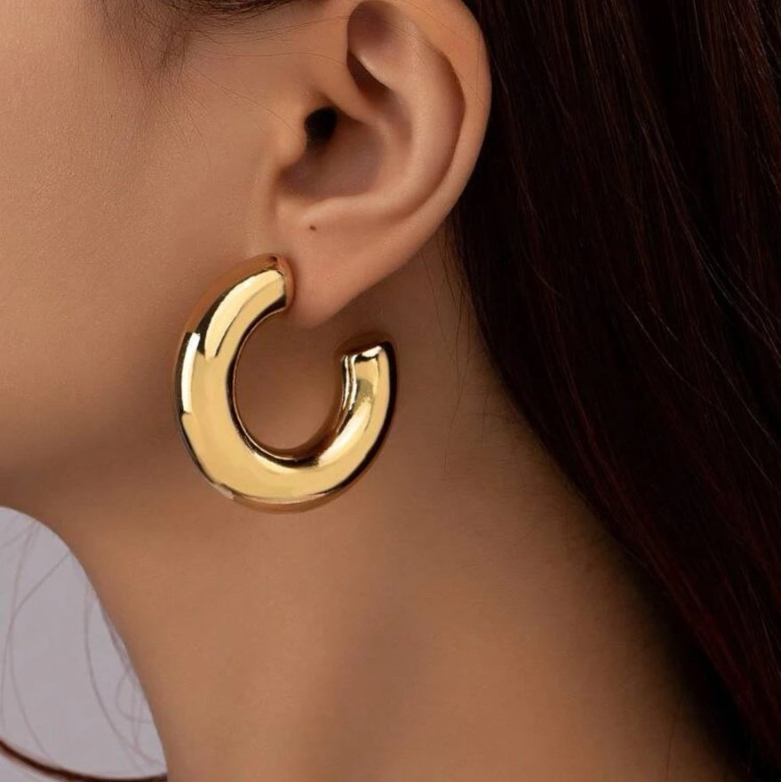 MEDIUM HOOP EARRINGS