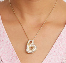 Load image into Gallery viewer, SLANTED LARGE BUBBLE DIAMANTÉ LUXE NECKLACE
