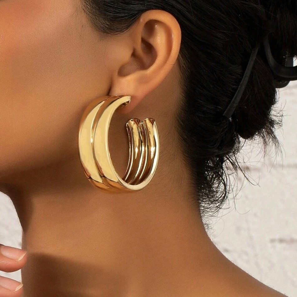 DOUBLE LUXE HOOPS