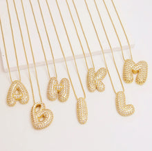 Load image into Gallery viewer, SLANTED LARGE BUBBLE DIAMANTÉ LUXE NECKLACE
