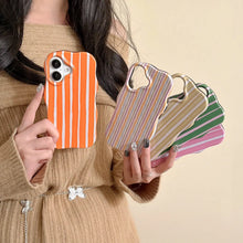 Load image into Gallery viewer, Glossy Stripes Phone Case for iPhone Wave Edges
