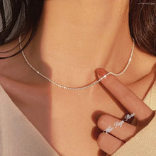 Load image into Gallery viewer, Sparkling Clear Zircon Necklace

