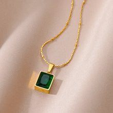 Load image into Gallery viewer, Square Zircon Necklace
