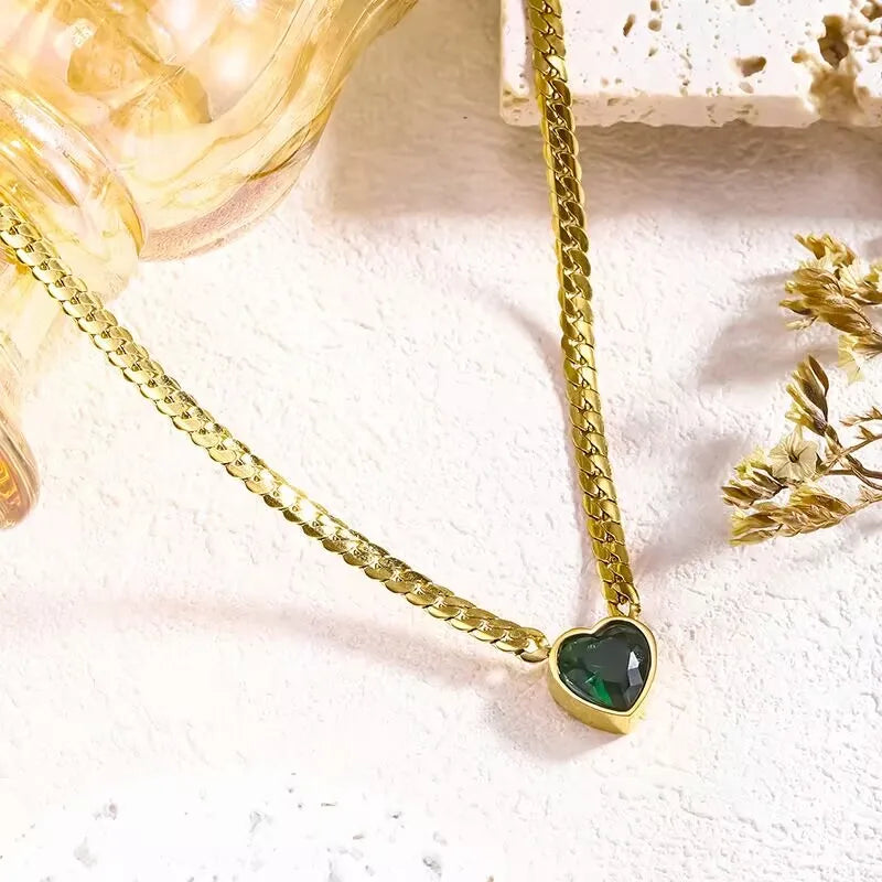 Heart Gem Necklace