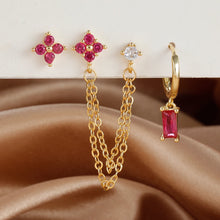 Load image into Gallery viewer, Birthstone Earrings Set 3pcs
