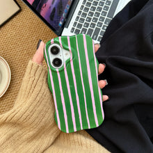 Load image into Gallery viewer, Glossy Stripes Phone Case for iPhone Wave Edges
