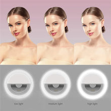 Load image into Gallery viewer, USB Charge Led Selfie Ring Light
