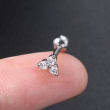 Load image into Gallery viewer, Stud Helix Tragus Lobe Hoop Earring Cartilage Ear Piercing Jewellery
