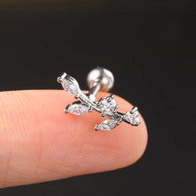 Load image into Gallery viewer, Stud Helix Tragus Lobe Hoop Earring Cartilage Ear Piercing Jewellery
