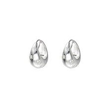 Load image into Gallery viewer, Smooth Star Zircon Hoop Earrings
