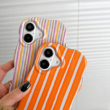 Load image into Gallery viewer, Glossy Stripes Phone Case for iPhone Wave Edges
