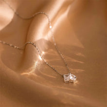 Load image into Gallery viewer, Pear and Square Shaped Zircon Necklace
