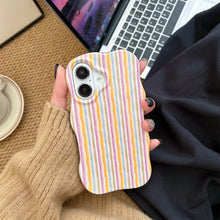 Load image into Gallery viewer, Glossy Stripes Phone Case for iPhone Wave Edges

