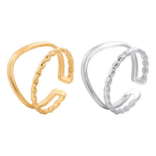 Load image into Gallery viewer, Double Layers Geometric Rings
