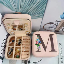 Load image into Gallery viewer, Flower Alphabet Jewellery Box
