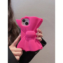 Load image into Gallery viewer, Bow Phone Case With Strap For IPhone
