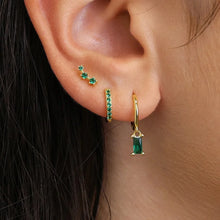 Load image into Gallery viewer, 6pcs Exquisite Zircon Little Huggies Hoop Earrings Set
