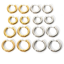 Load image into Gallery viewer, Round Geometric Circle Ear Buckle
